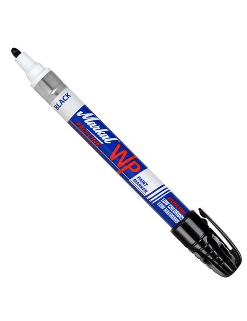 Dažų markeris šlapiems paviršiams juodas