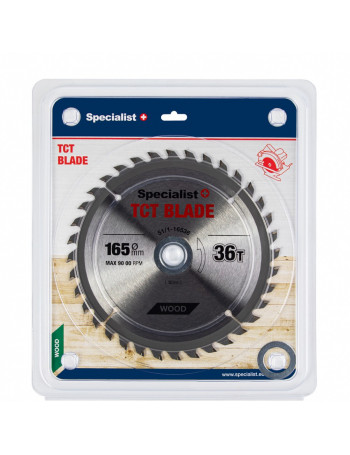 SPECIALIST+ pjovimo diskas 165x36Tx30/20/16 mm