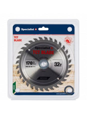 SPECIALIST+ pjovimo diskas 170x32Tx30/20/16 mm