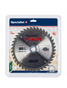 SPECIALIST+ pjovimo diskas 185x40Tx30/20/16 mm