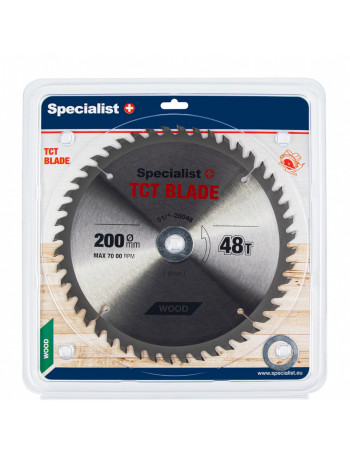 SPECIALIST+ pjovimo diskas 200x48Tx30/20/16 mm