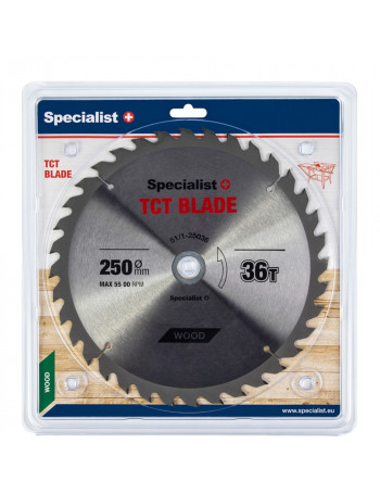 SPECIALIST+ pjovimo diskas 250x36Tx30/20 mm