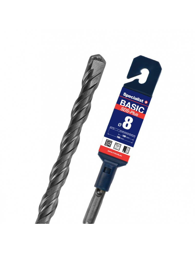 SPECIALIST+ SDS+ grąžtas BASIC 8 x 100/160 mm