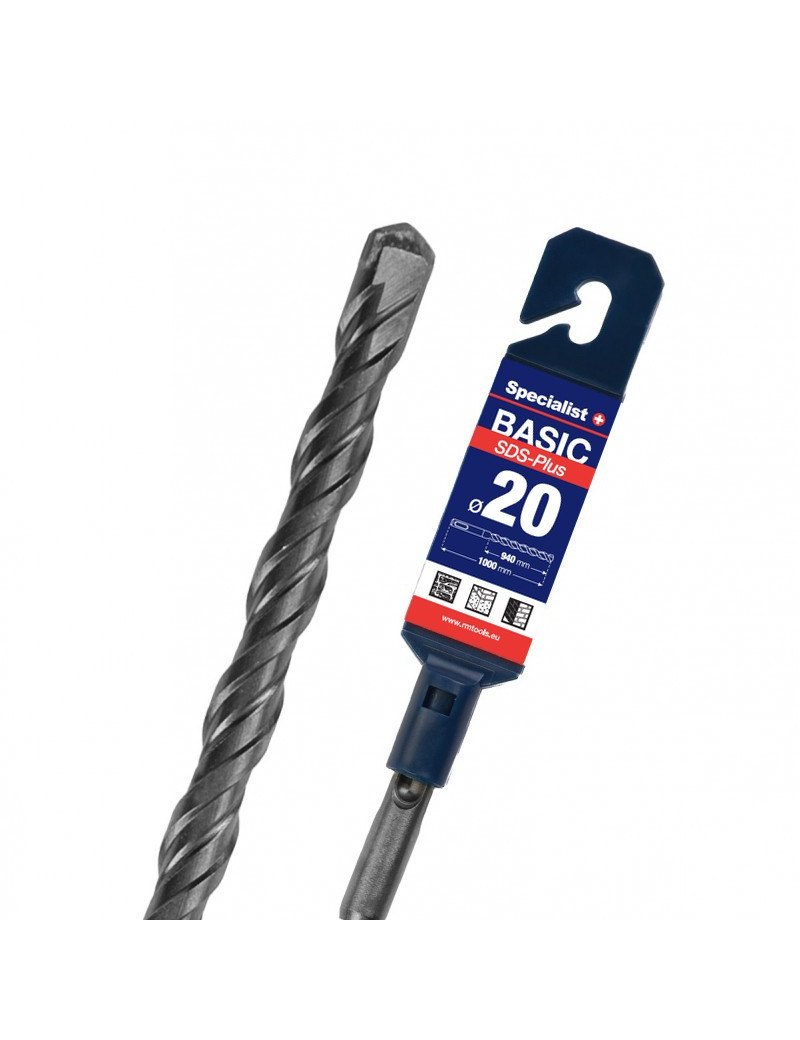 SPECIALIST+ SDS+ grąžtas BASIC 20 x 940/1000 mm