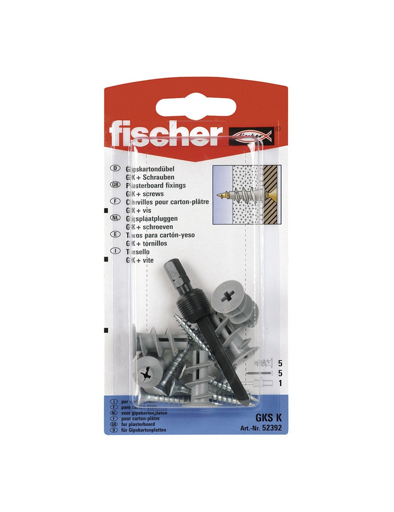 Kaiščiai gipso kartonui GKS 5 vnt