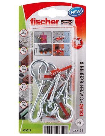 Dvik kaišč su C kabliu 6x30 mm 6 vnt