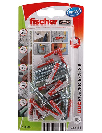 Dvikomp kaiš su varžtu 6x30 mm 12 vnt