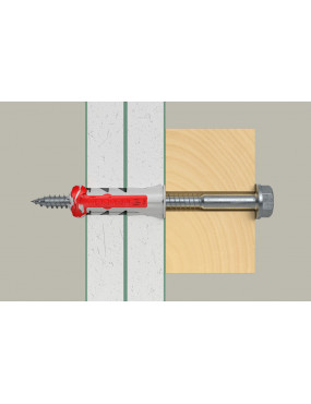 Dvikomp kaiš su varžtu 10x50 mm 4 vnt