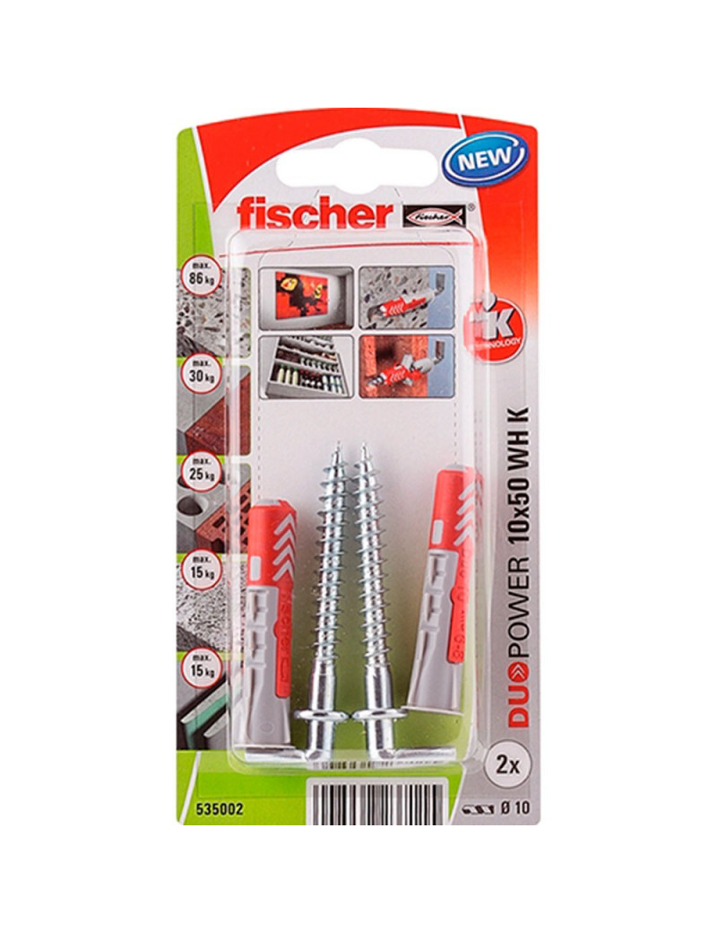 Dvikomp kaiš su L kab 10x50 mm 2 vnt