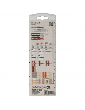 DuoXpand kaištis su varžtu 8x100 T 4 vnt