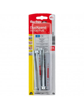 DuoXpand kaištis su varžtu 8x100 FUS 4 vnt
