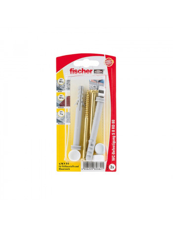 WC tvirtinimas S 8 x 80 mm 2 vnt