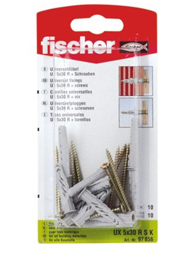 Kaiščiai su varžtu UX 8 x 50 mm 5 vnt