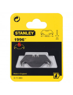 STANLEY lenktos geležtės 1996 5 VNT