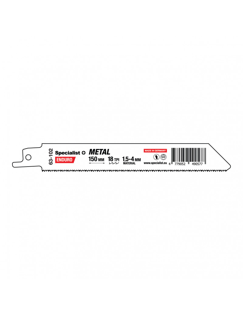 SPECIALIST+ pjūklas metalui 150 mm 18TPI