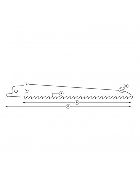 SPECIALIST+ ties pjūklas medienai su vinimis 150 mm 6TPI