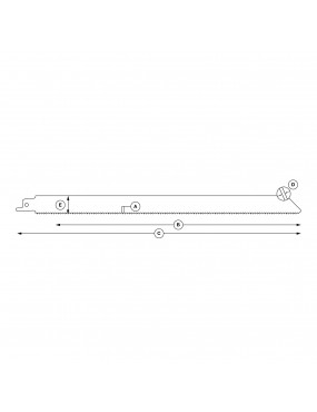 SPECIALIST+ pjūklelis paletėms 300 mm 10TPI