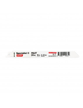 SPECIALIST+ pjūklelis paletėms 200 mm 10TPI