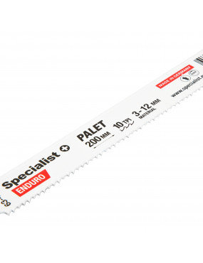 SPECIALIST+ pjūklelis paletėms 200 mm 10TPI