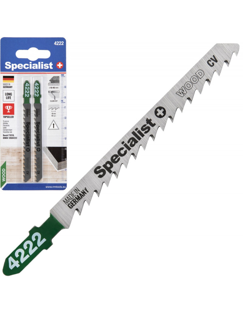 SPECIALIST+ pjūklelis 4222 T101D 2 vnt