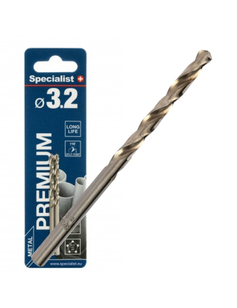 SPECIALIST+ metalo grąžtas PREMIUM 32mm 2 vnt