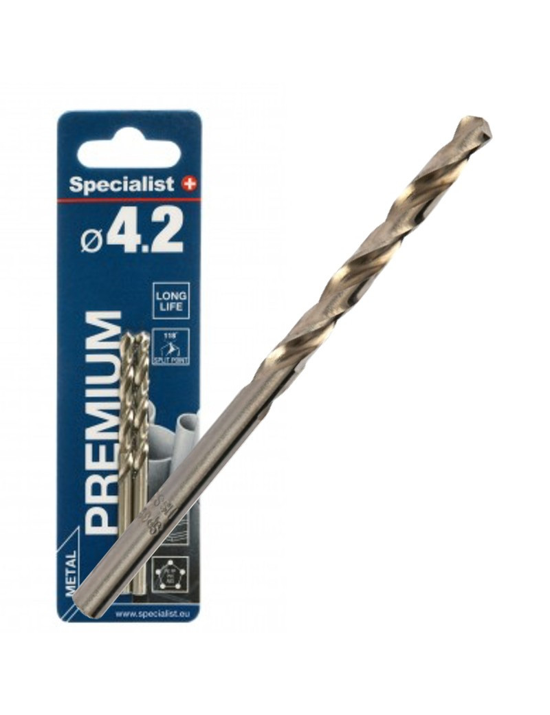 SPECIALIST+ metalo grąžtas PREMIUM 42mm 2 vnt