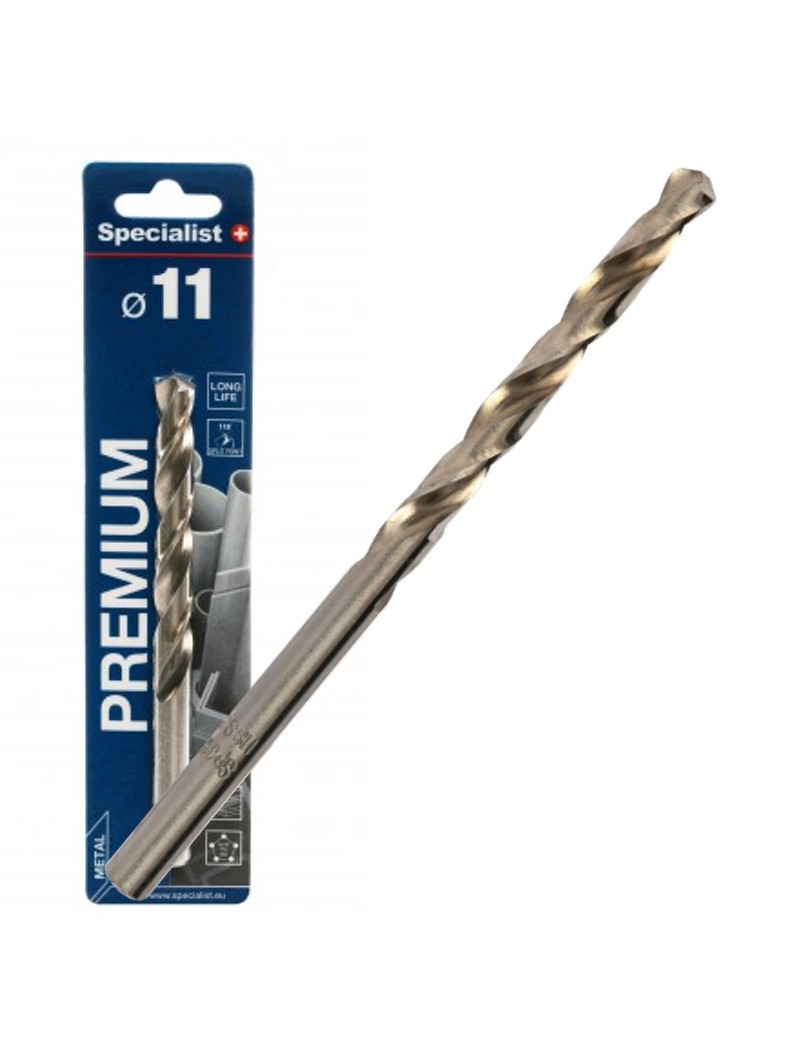 SPECIALIST+ metalo grąžtas PREMIUM 11 mm