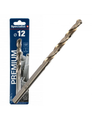 SPECIALIST+ metalo grąžtas PREMIUM 12 mm