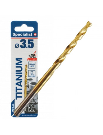 SPECIALIST+ metalo grąžtas TITAN 35 mm