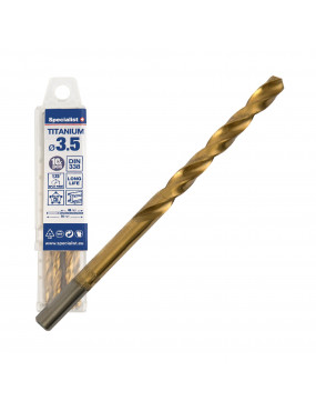 SPECIALIST+ metalo grąžtas TITAN 35 mm 10 vnt
