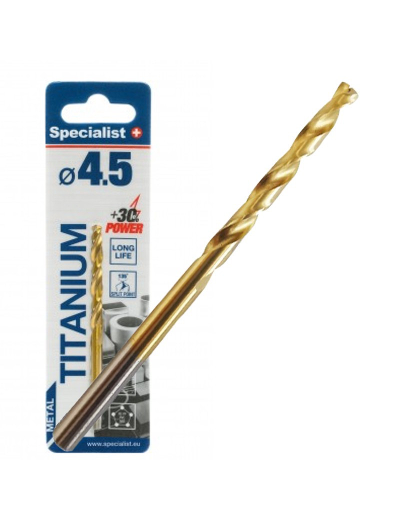 SPECIALIST+ metalo grąžtas TITAN 45 mm