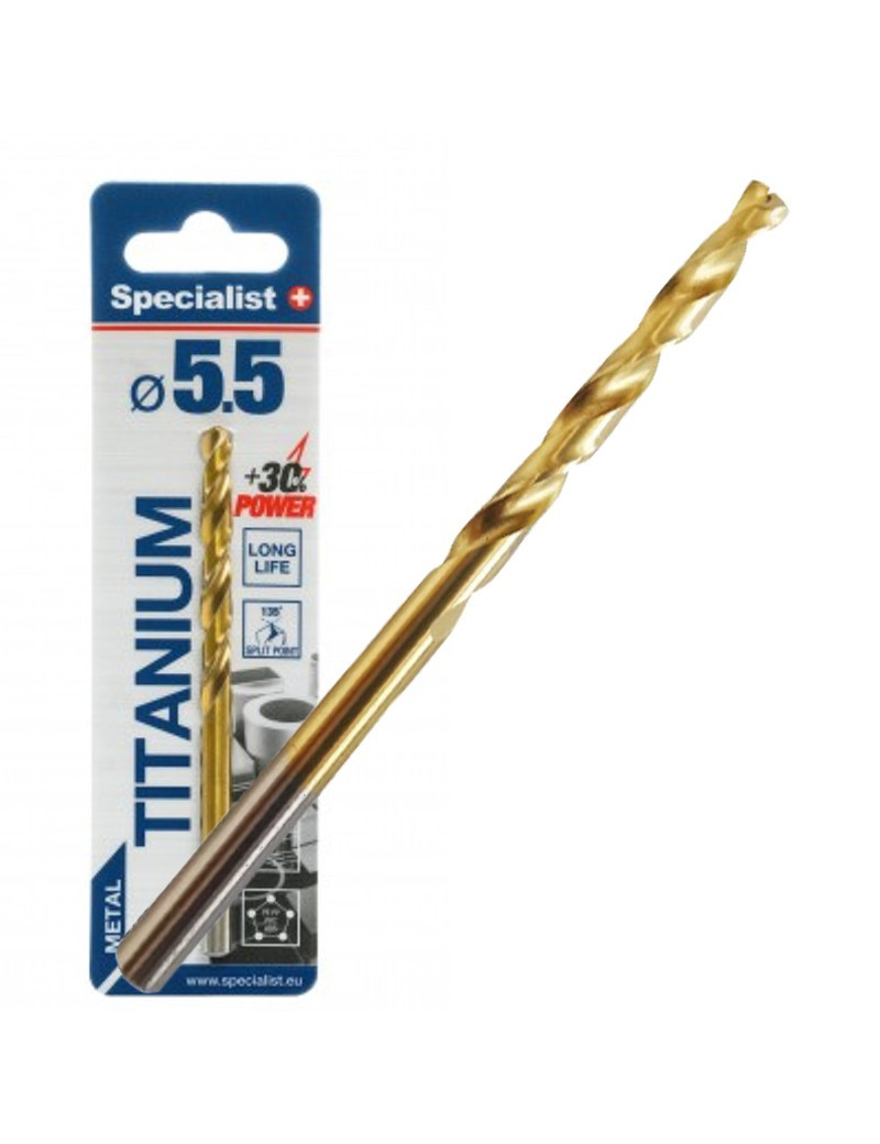 SPECIALIST+ metalo grąžtas TITAN 55 mm