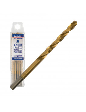 SPECIALIST+ metalo grąžtas TITAN 6 mm 10 vnt