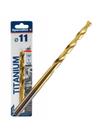 SPECIALIST+ metalo grąžtas TITAN 11 mm