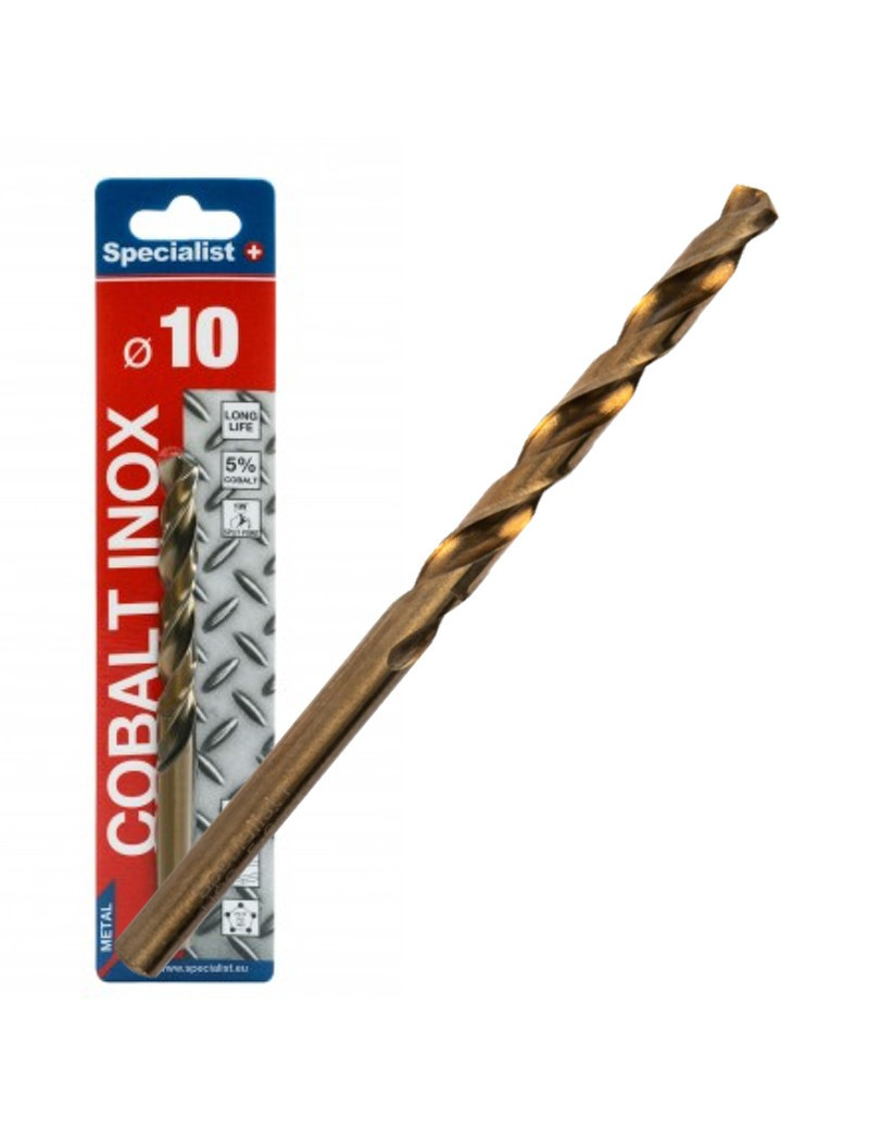 SPECIALIST+ metalo grąžtas COBALT 10 mm