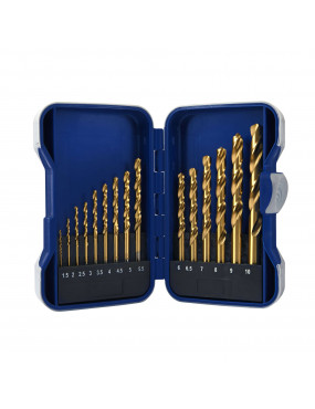 SPECIALIST+ grąžtų rinkinys TITANIUM 15-10 mm 15 vnt