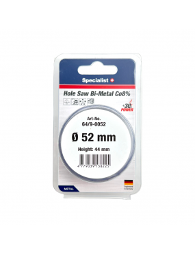 SPECIALIST+ karūna BI-METAL 52 mm