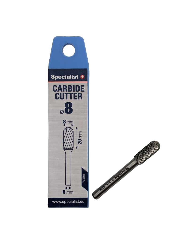 SPECIALIST+ kietmetalio freza WRC 8x20x6 mm