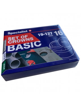 SPECIALIST+ gręžimo karūnų rinkinys 16 vnt