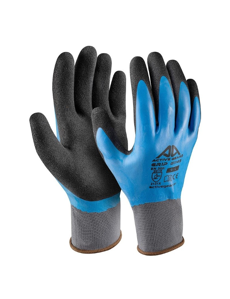 Mėlynos Grip pirštinės XL