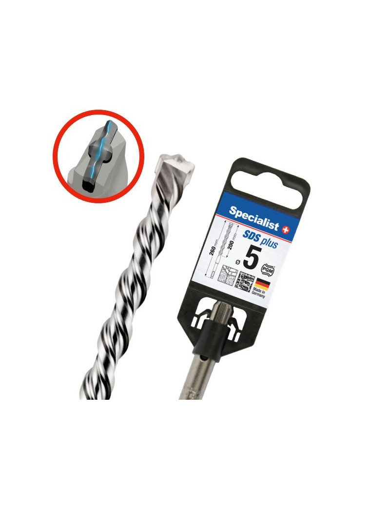 SPECIALIST+ SDS+ grąžtas 5x200/260 mm