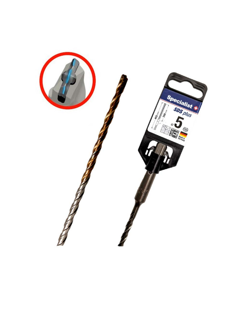 SPECIALIST+ SDS+ grąžtas 5x390/450 mm