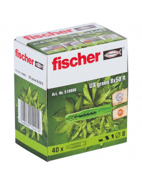 Univ kaištis UX Green 8 x 50 R su žiedeliu 40 vnt