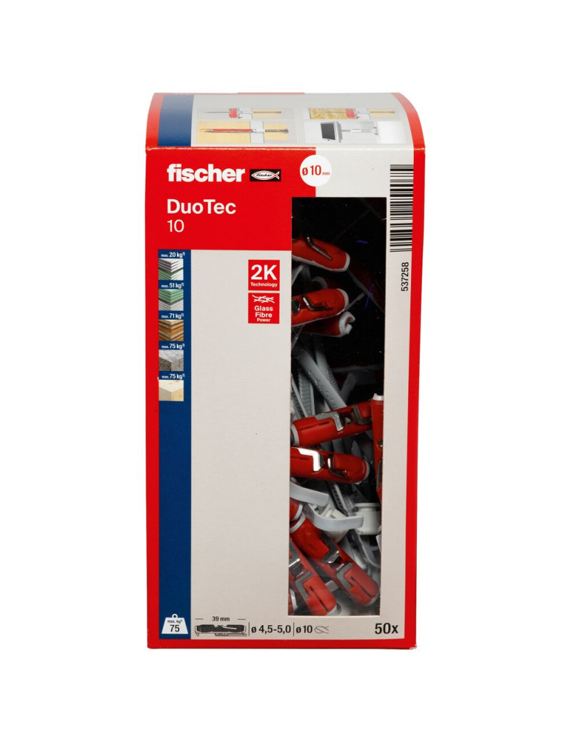 Kaiščiai gipso kartonui DUOTEC 50 vnt