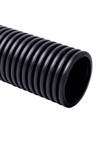 Gofruotas vamzdis 40mm (behologenÅ³, juodas, 50m, 750 N/5 cm, D40) GLOB-EL GL502UVW