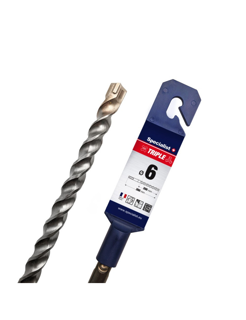 SPECIALIST+ trigub grąžtas ARMATURE 6/200x260 mm