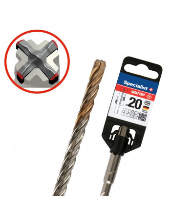 SPECIALIST+ keturg grąžtas QUATTRO 20/200x260 mm