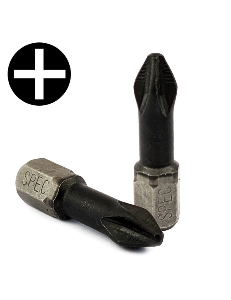 SPECIALIST+ atsuktuvo antgalis TITAN CARBON PH2 TORSION 25 mm