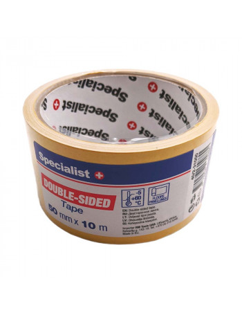 SPECIALIST+ dvipusė lipni juosta 50 mm x 10 m