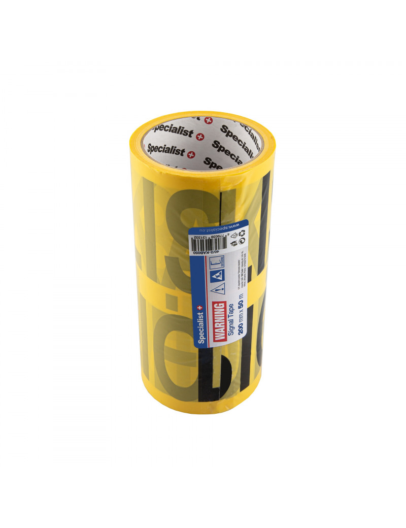 SPECIALIST+ juosta „DĖMESIO KABELIS“ 200 mm x 250 m